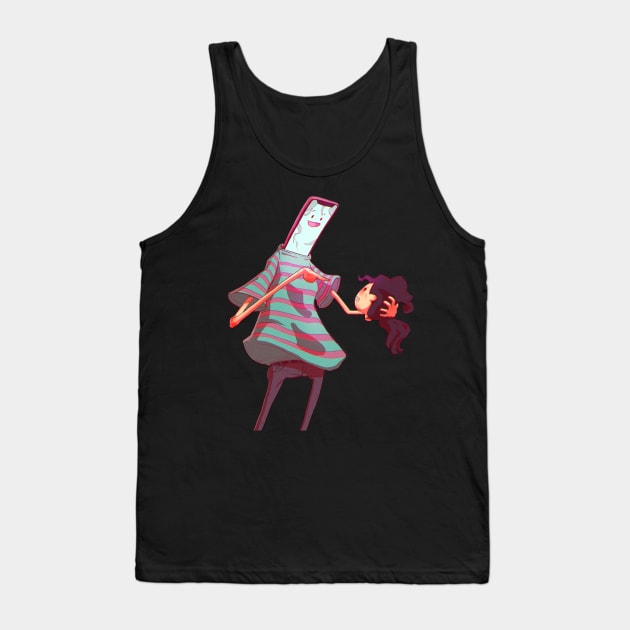 The revenge of the smartphones Tank Top by animalartium@gmail.com